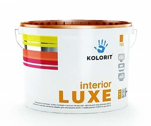 Картинка "краска интерьерная латексная kolorit luxe база c" купить в Киеве