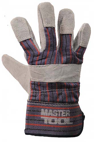 Фото перчатки master tool комбинированные, цельная ладонь 10,5", 190-200 г в интернет магазине