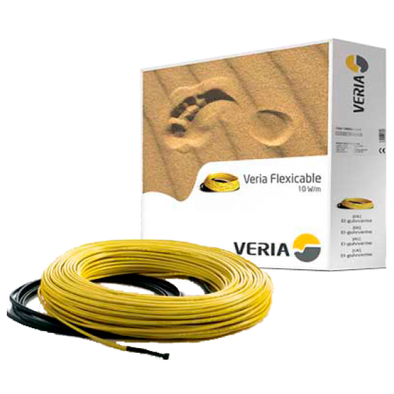 Картинка "теплый пол нагревательный двужильный кабель veria flexicable 20 10м 1,3 м2 (189b2000)" купить в Киеве