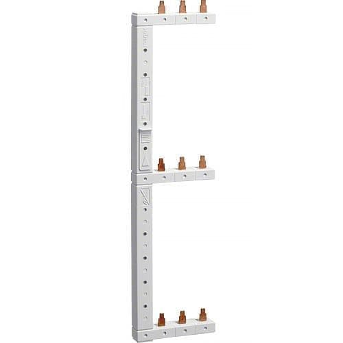 Фото шина соединительная вертикальная 3 ряда, левая hager в интернет магазине
