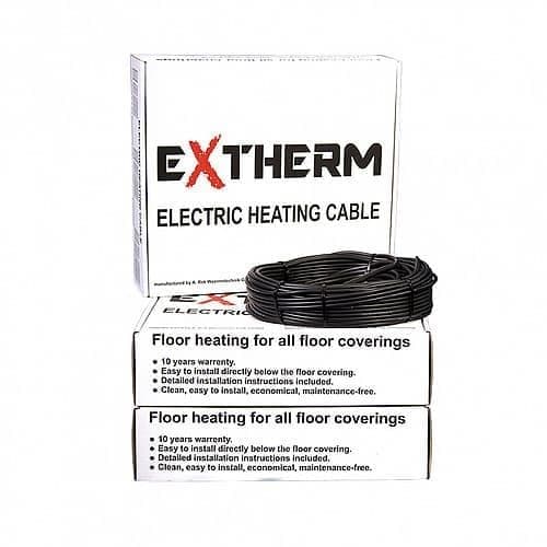 Фото теплый пол extherm кабель нагревательный двужильный etс eco в интернет магазине