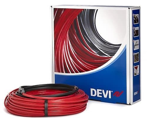 Фото теплый пол devi кабель нагревательный двужильный сниженной мощности deviflex 10t в интернет магазине