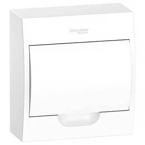 Картинка "щит навесной schneider electric easy9 белая дверца 8 мод 1 ряд (ez9e108p2s)" купить в Киеве