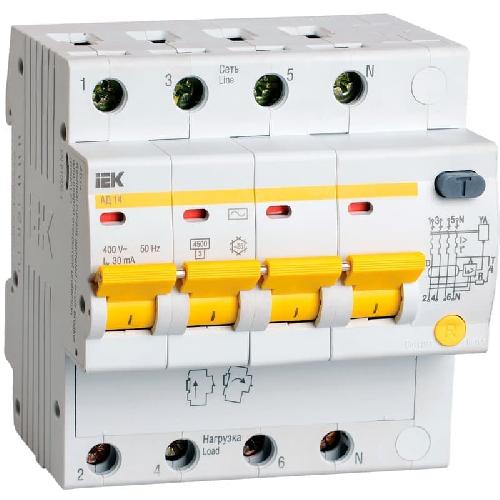 Фото дифференциальный автомат iek ад 4,5ka тип ас в интернет магазине