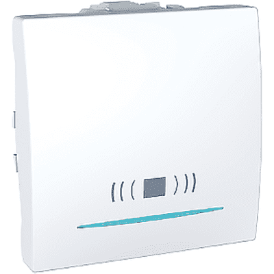 Фото выключатель 1-кл. кнопочный с подсветкой с символом "звонок" 2 модуля 10а schneider electric unica в интернет магазине