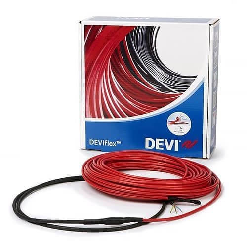 Фото теплый пол devi кабель нагревательный двужильный deviflex 18t в интернет магазине