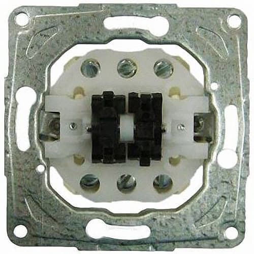 Фото механизм выключателя 2-кл. проходного 10а hager (11000802) в интернет магазине