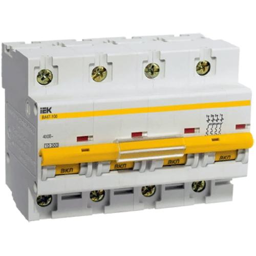 Фото автоматический выключатель iek ва47-100 10ka в интернет магазине