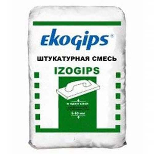 Картинка "штукатурка гипсовая ekogips izogips 25 кг" купить в Киеве