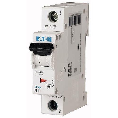 Картинка "автоматический выключатель eaton (moeller) pl4 4,5ka х-ка c 1p 10а (293123)" купить в Киеве