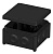 Фото распределительная коробка накладная ip55 черная 100х100х50 plank (plk6506550) в интернет магазине