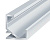 Фото профиль светодиодный угловой алюминиевый тис лпу17 в интернет магазине