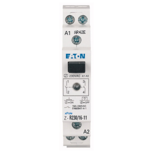 Промежуточное реле с кнопкой Eaton Z-R23 2НО 16А 24В (2)
